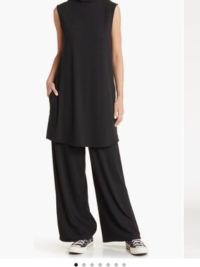 Dressed in Lala Gigi Sleeveless Top and Pant Set - Black